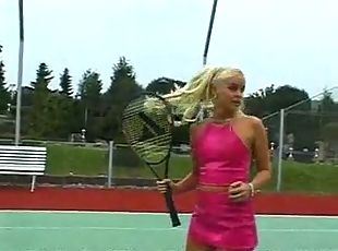 Petite Blonde Czech Tennis Teen Gets Hard BBC Anal